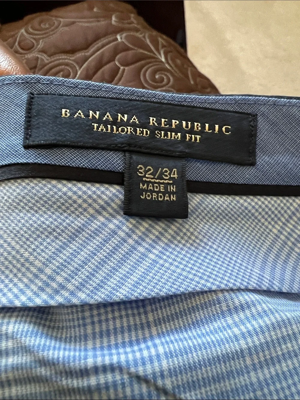 Banana Republic Men's Dark Blue Dress Pants